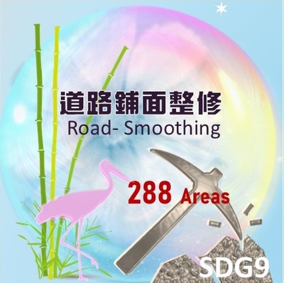 2025道路鋪面整修共288處(原網頁開啟,放大同一張圖片)