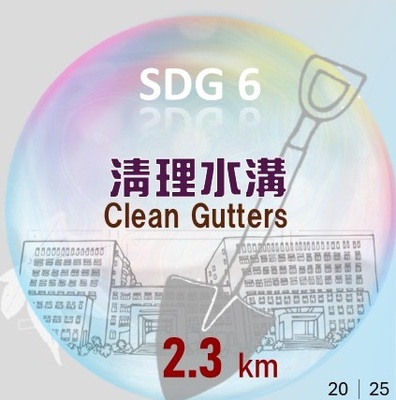 2025清理校園水溝共計2.3公里(原網頁開啟,放大同一張圖片)