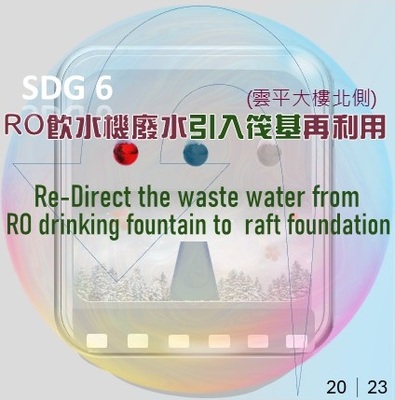 2023將RO飲水機廢水引入筏基,廢水再利用(原頁面開啟,放大顯示原圖片)