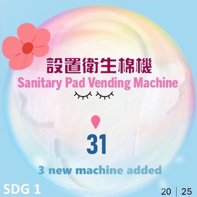 2025衛生棉機設置新增3台,現共計31台(原網頁開啟,放大同一張圖片)